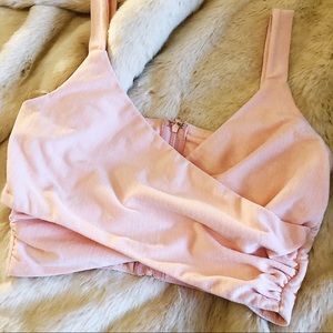 HOST PICK 💕🌸 pink Nastygal Crop Top- Size: M